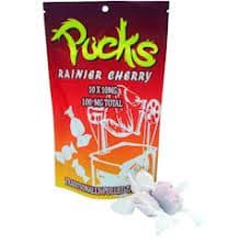 Pucks Pucks Taffy 100 MG Rainier Cherry (10pk)