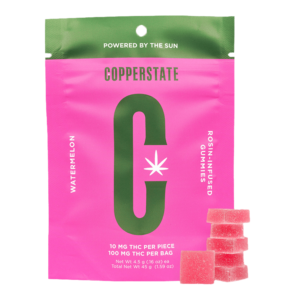 Copperstate Farms Watermelon Live Rosin Gummies