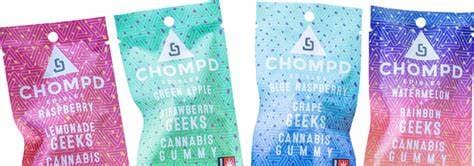 CHOMPD Blue Raspberry Rainbow Single Geek Bomb {CHOMPD}