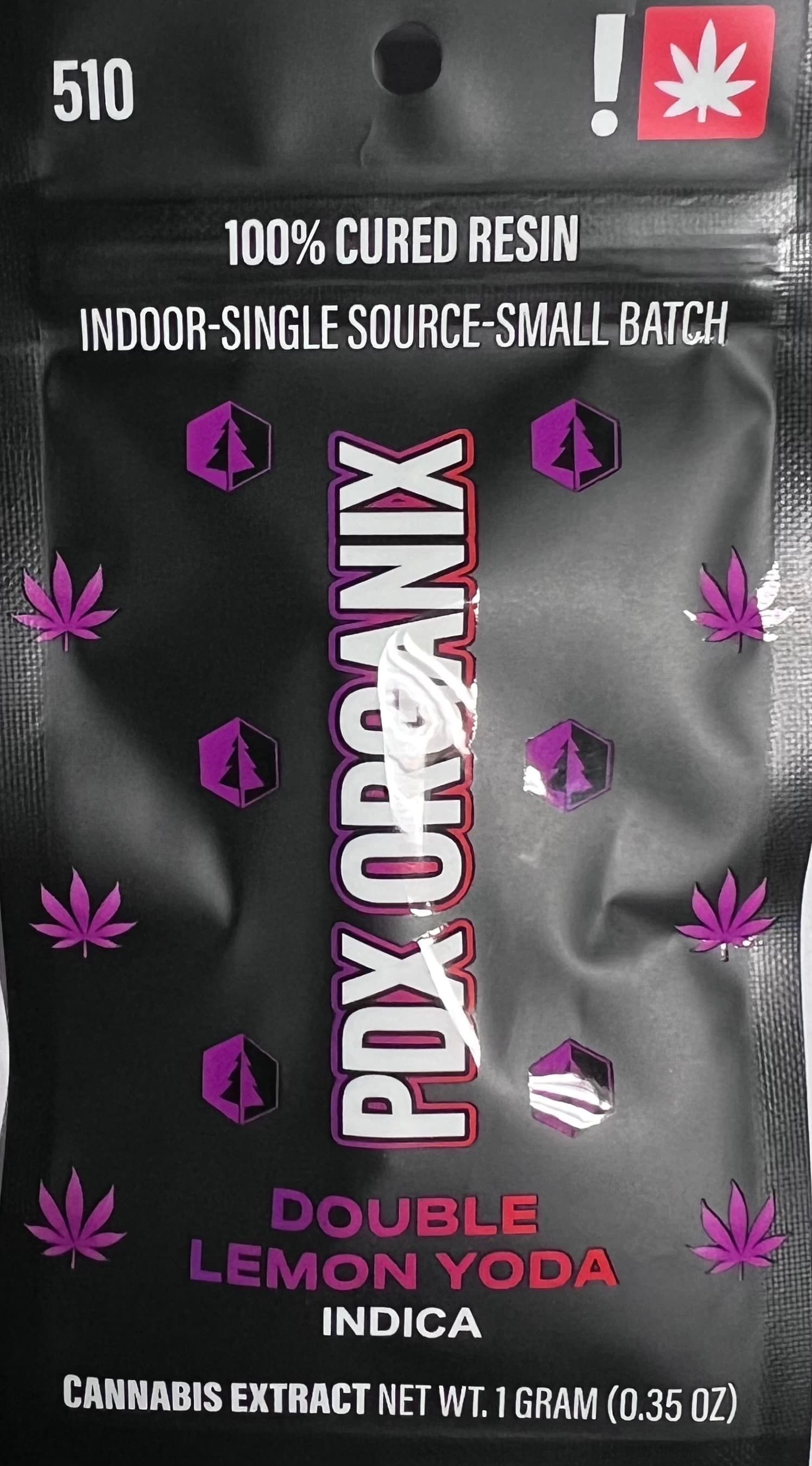 PDX Organics PDX Organics Double Lemon Yoda Cured Resin Cartridge-1g