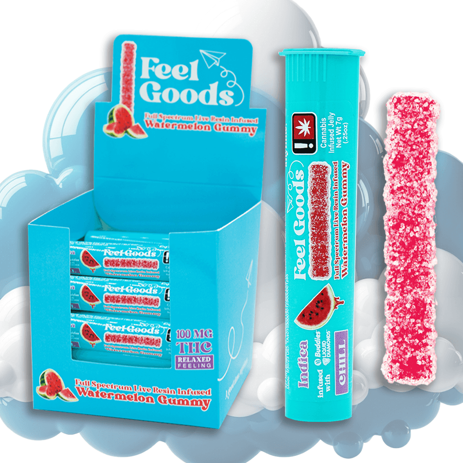 Feel Goods WATERMELON Gummy Straw | 100mg