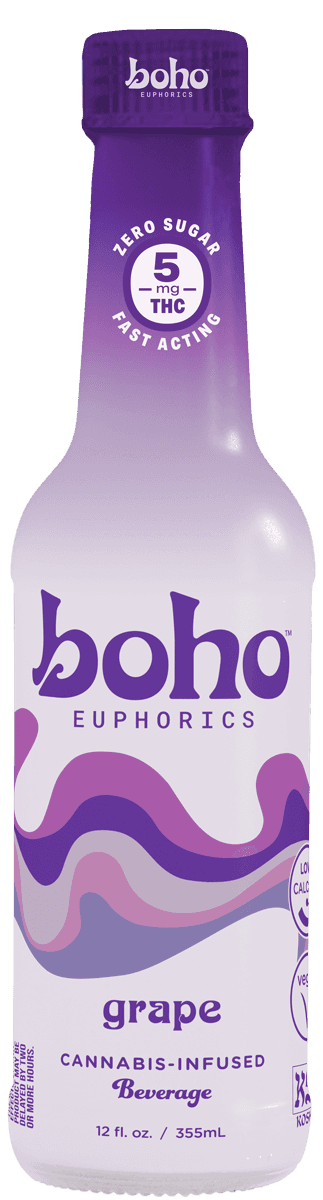BOHO EUPHORICS Grape (I) 5mg 12oz