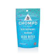 CHOMPD Chompd Blue Raz 100mg 10pk Geek Bites