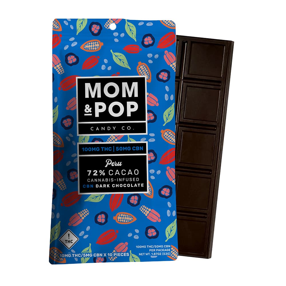 Mom & Pop Candy Co. Dark Chocolate Bar (I) (100mg THC/50mg CBN)
