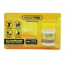 INDOTABS 40mg Glowbars THC Infused Tablets | 15pk | 600mg