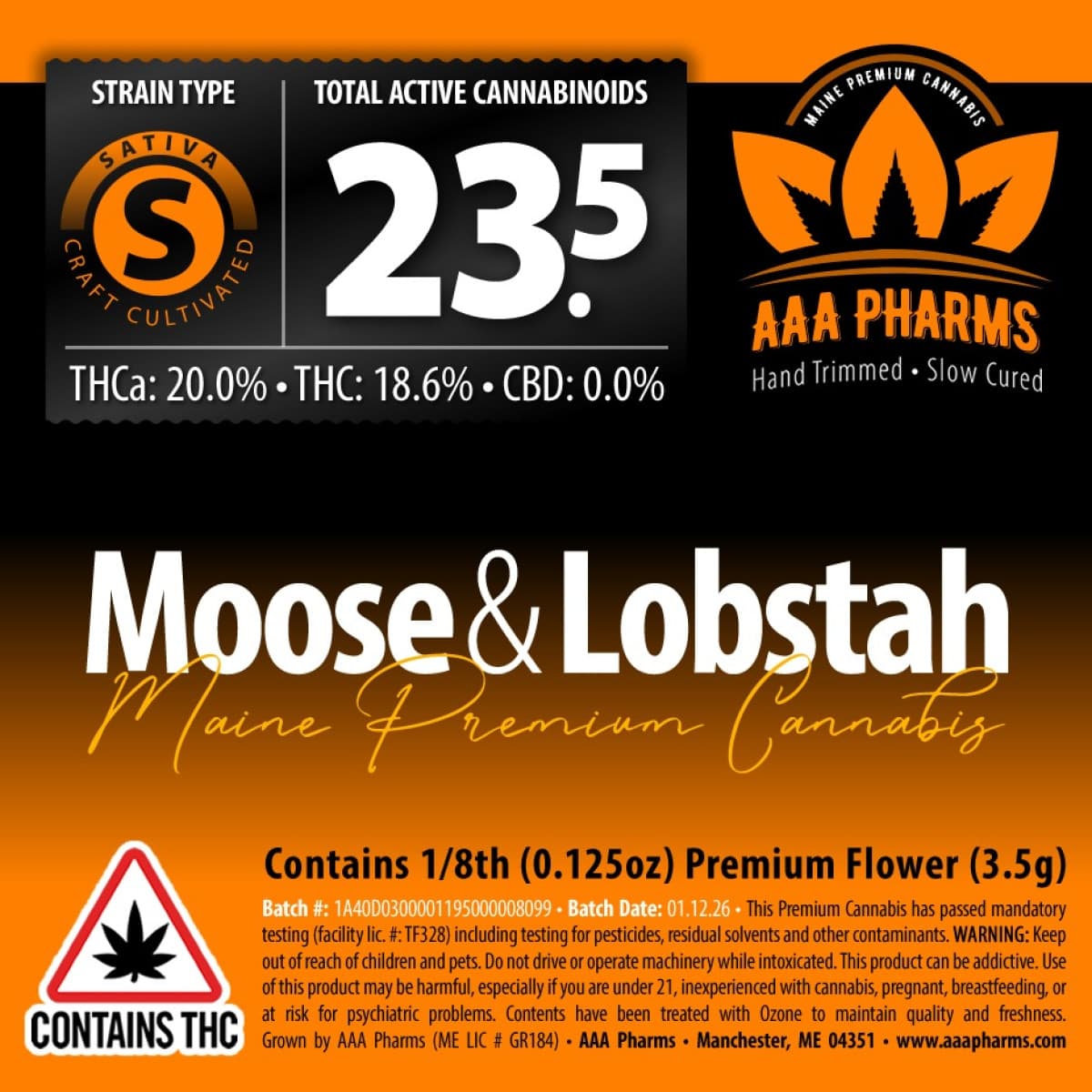 AAA Pharms Pre-Roll: Moose & Lobstah