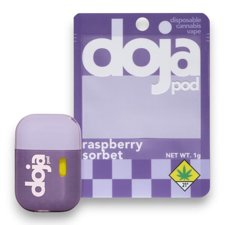 Doja Pod Raspberry Sorbet 1g Cured Resin Disposable (Doja Pod)