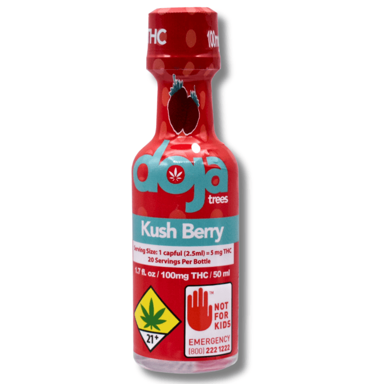 Doja Trees Kush Berry 100mg 1.7oz Drink (Doja Trees)