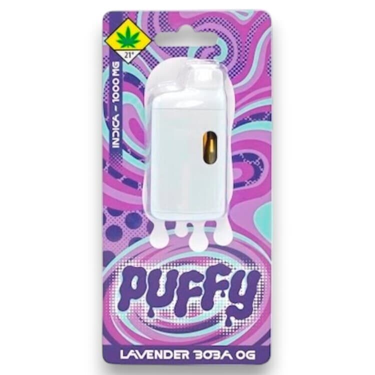 Puffy Lavender Boba OG 1g Disposable (Puffy)