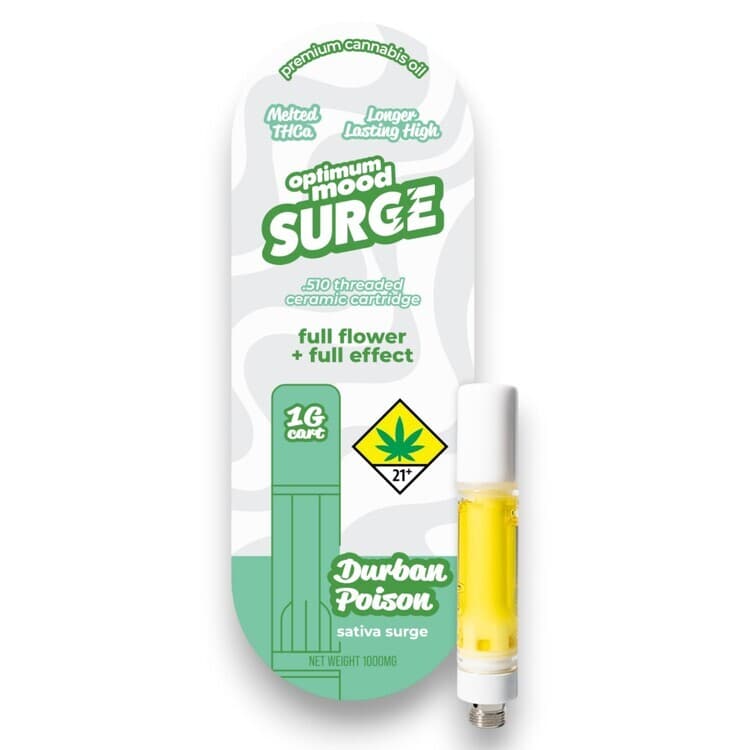 Optimum Mood Durban Poison 1g Full Flower + Full Effect Cartridge (Optimum Mood)