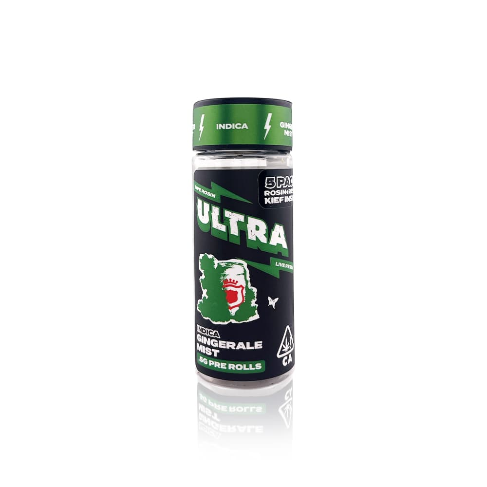 ULTRA Infused Preroll - Gingerale Mist - 5-Pack - 2.5G