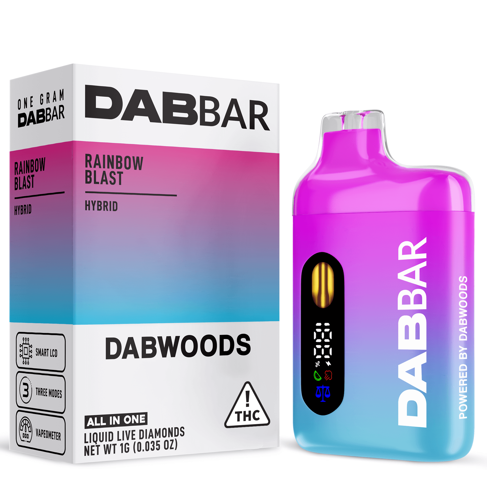 Dab Bar Dab Bar - Rainbow Blast Liquid Live Diamonds Disposable