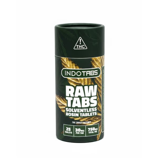 INDOTABS Rawtabs Solventless 25-pack | 750mg