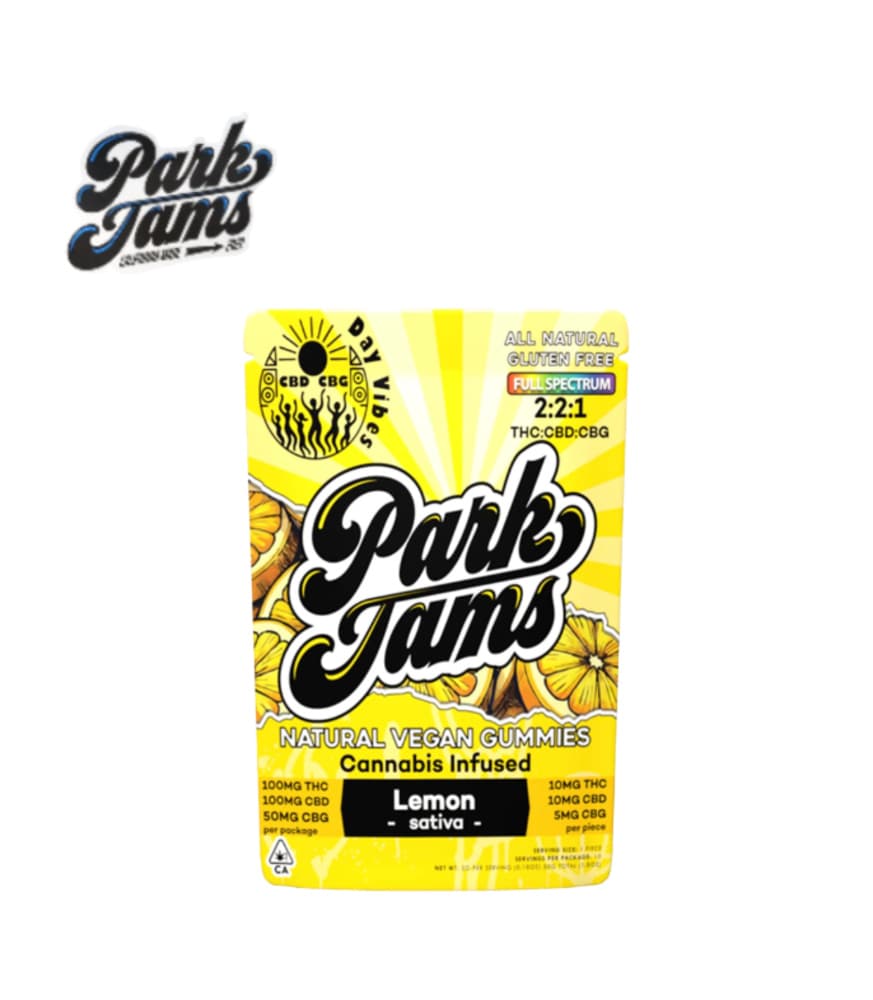Park Jams Lemon 2:2:1 [10pk] (100mg THC/100mg CBD/50mg CBG) Full Spectrum