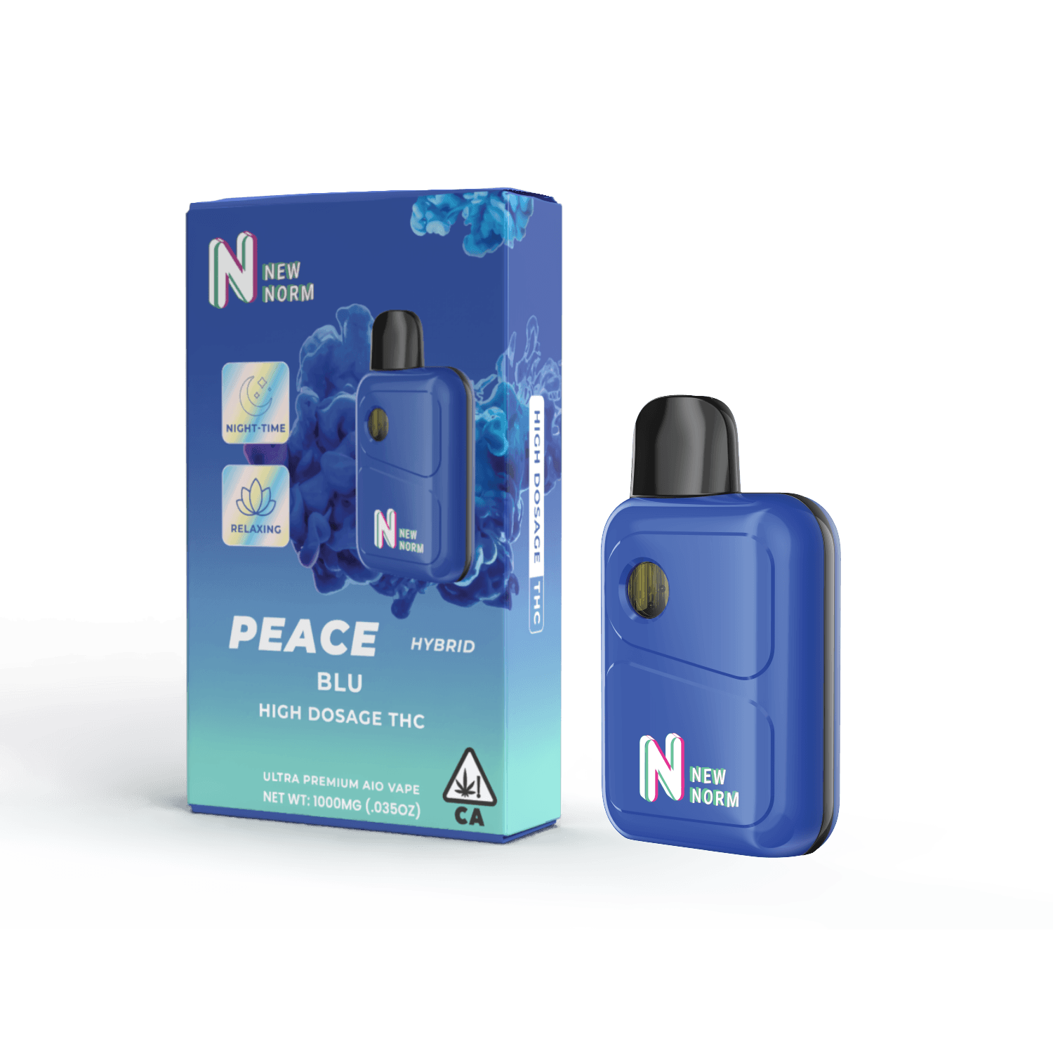 New Normal Vape: Peace - Blu (Disposable)