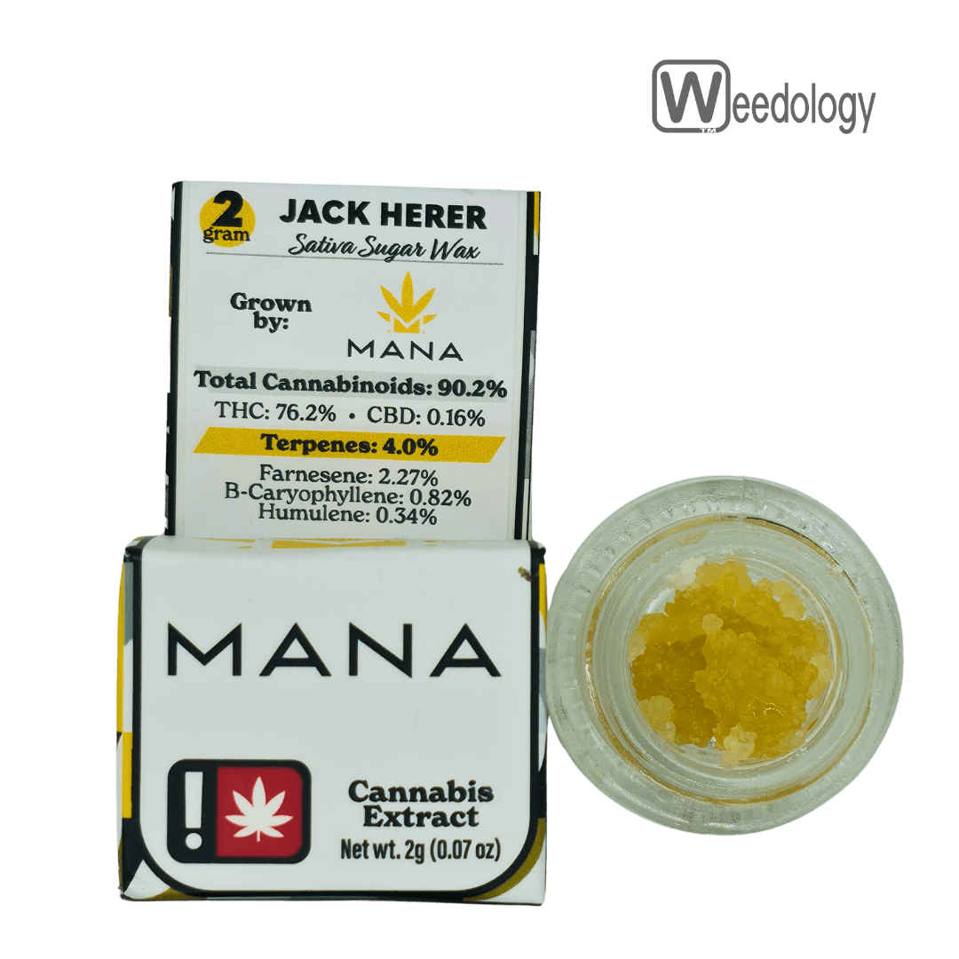 Mana Extracts Mana Extracts 2g JACK HERER Sugar Wax