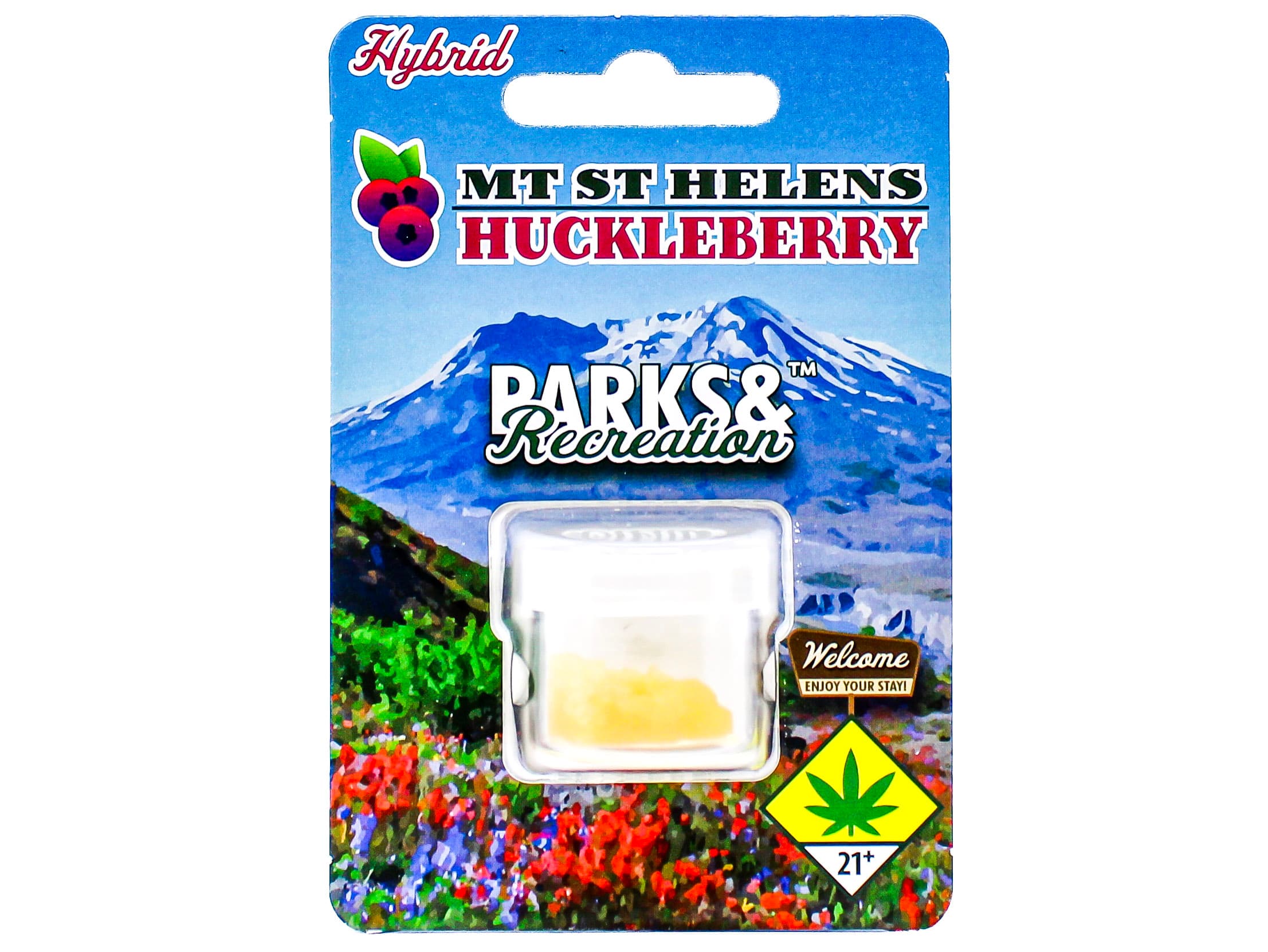 Parks & Recreation LIL Mt St Helens Huckleberry BHO Concentrate 25066