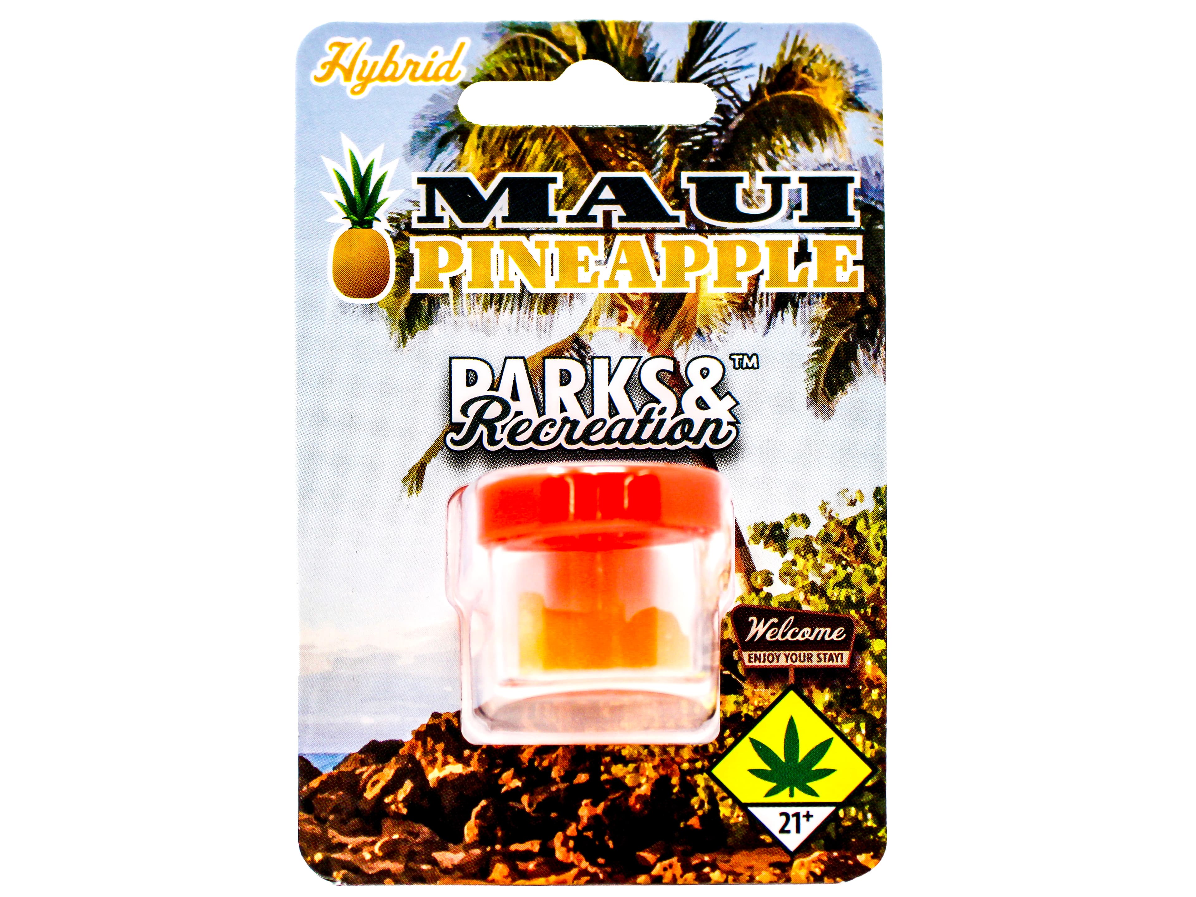 Parks & Recreation LIL Maui Pineapple BHO Concentrate 27606