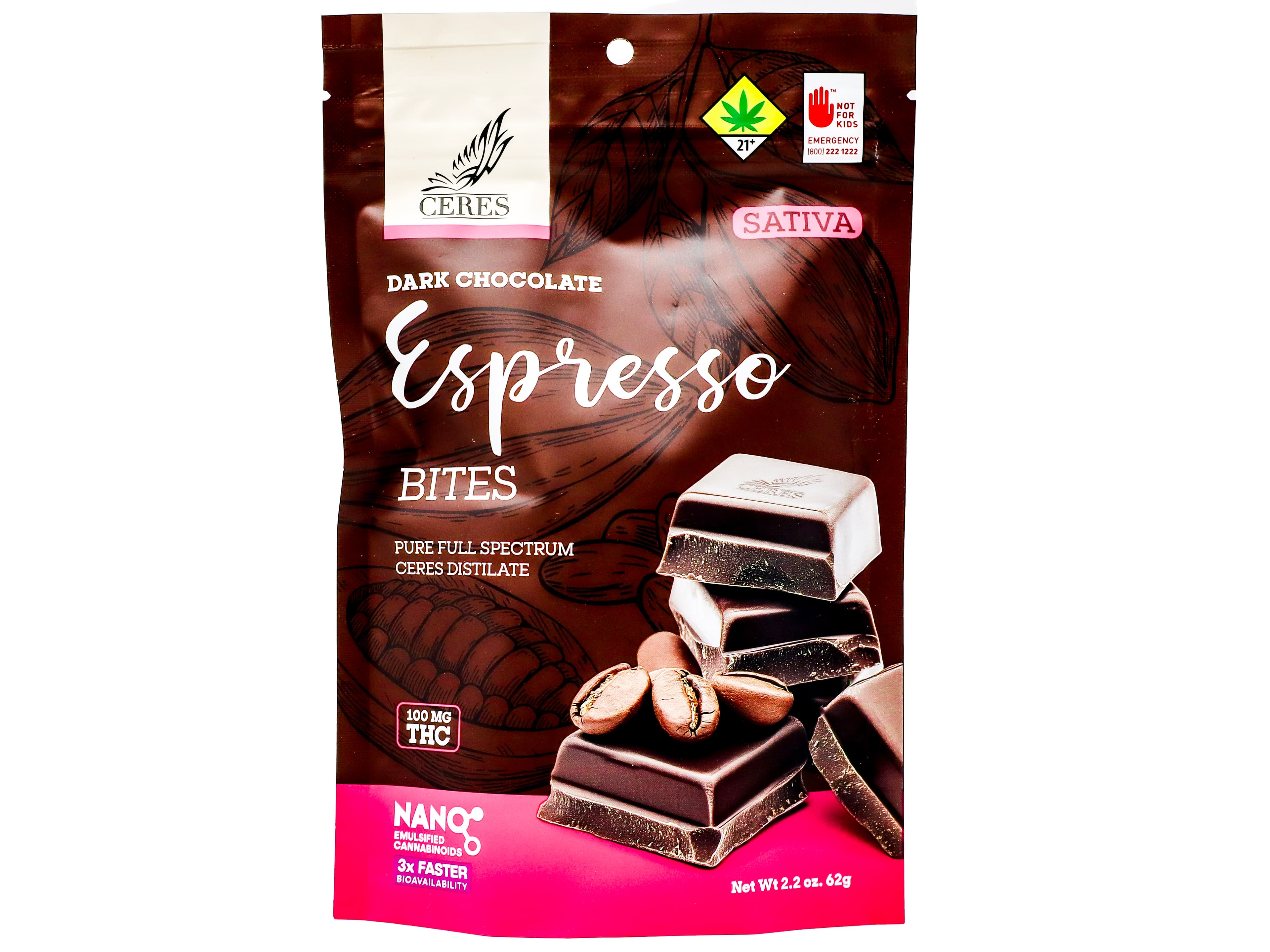 Ceres Espresso - Sativa [10pk] (100mg)