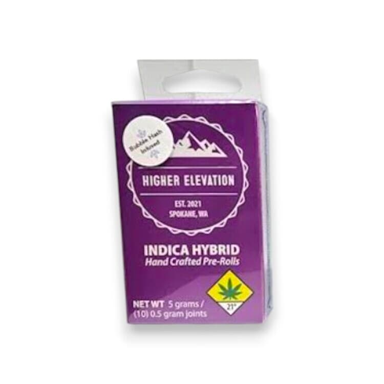 Higher Elevation Tropicana Cherry Runtz 10pk/ Bubble Hash Infused Pre Roll (Higher Elevation)