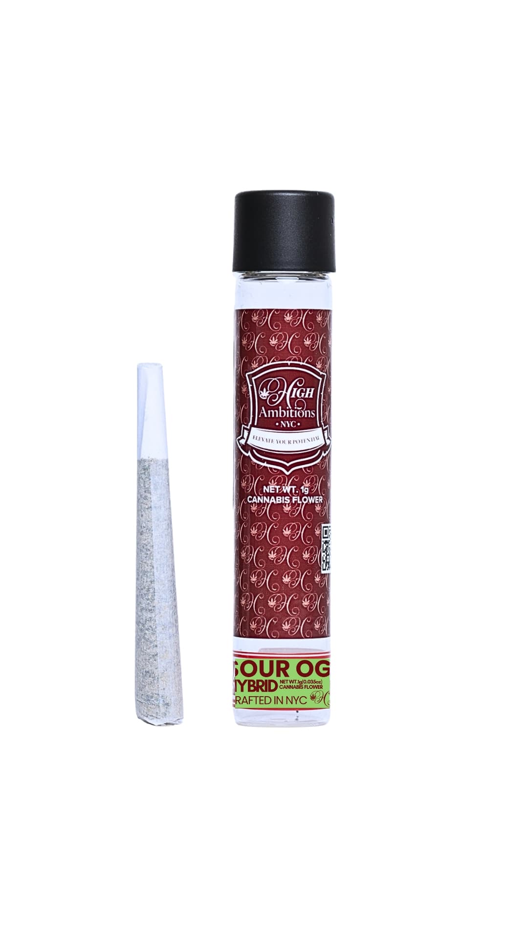 High Ambitions Sour OG | Hybrid | Pre-Roll | 1g