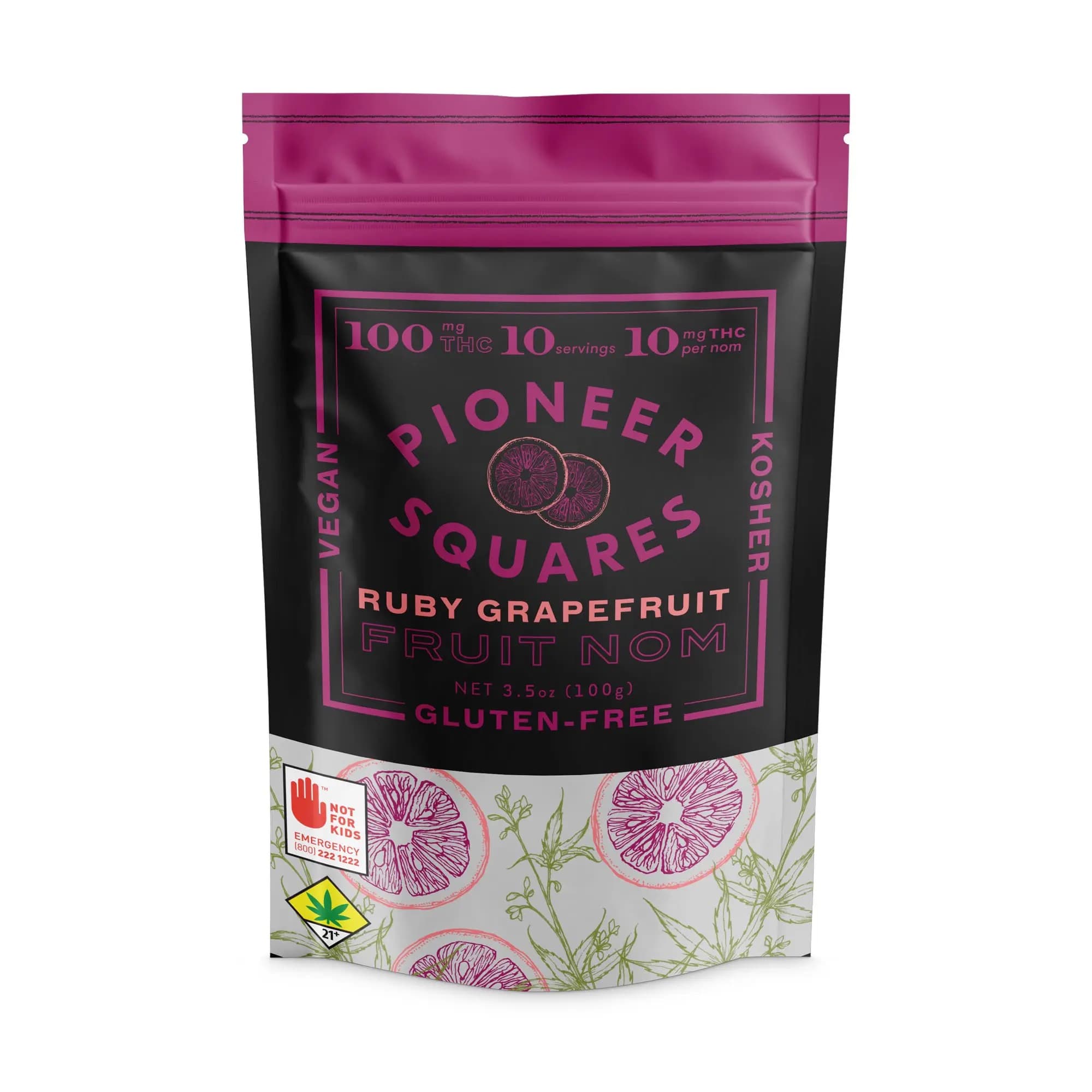 Craft Elixirs Gummies Ruby Grapefruit [10pk] (100mg THC)