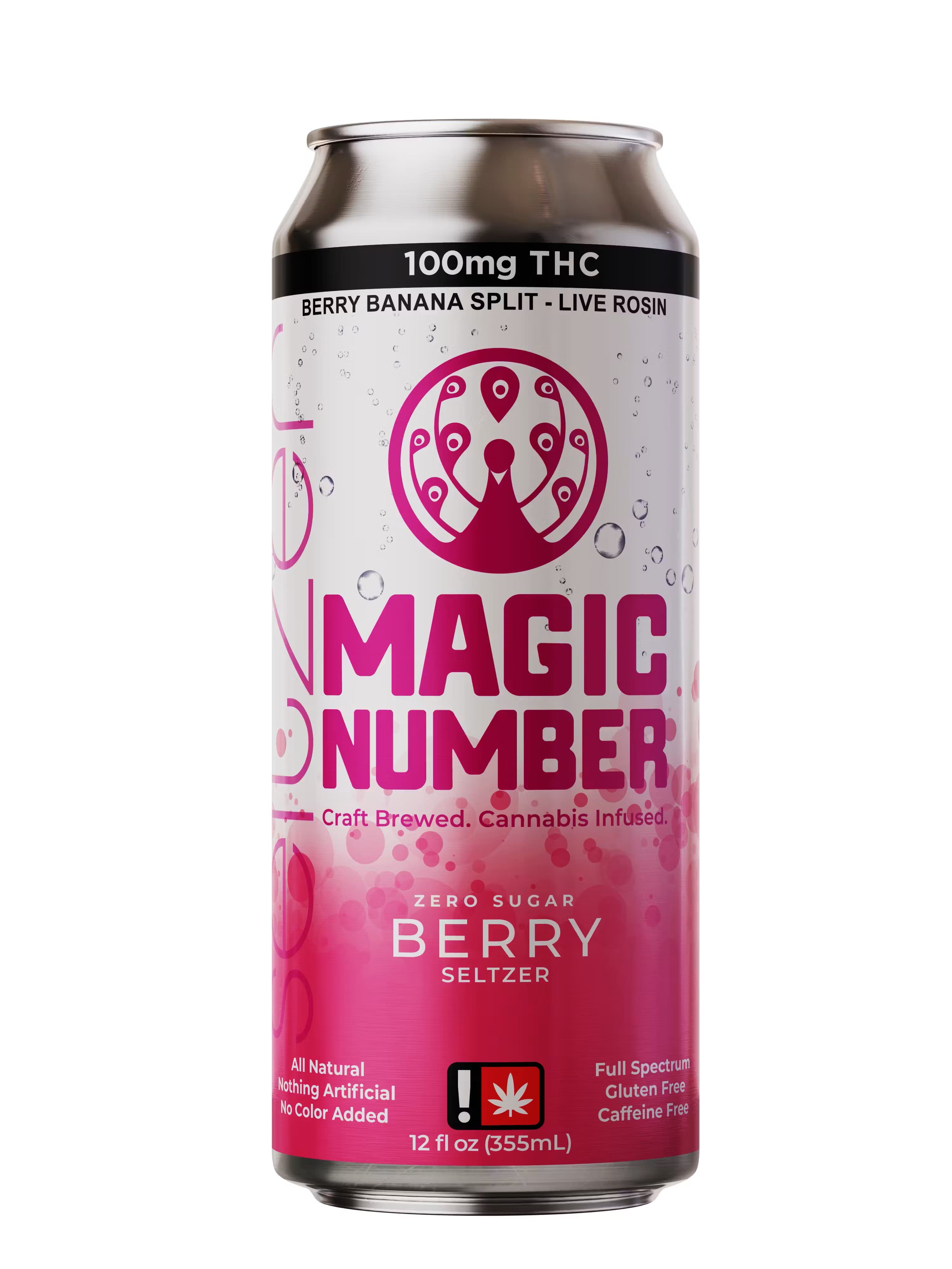 Magic Number Magic Number | BERRY Seltzer Water | 100mg Beverages