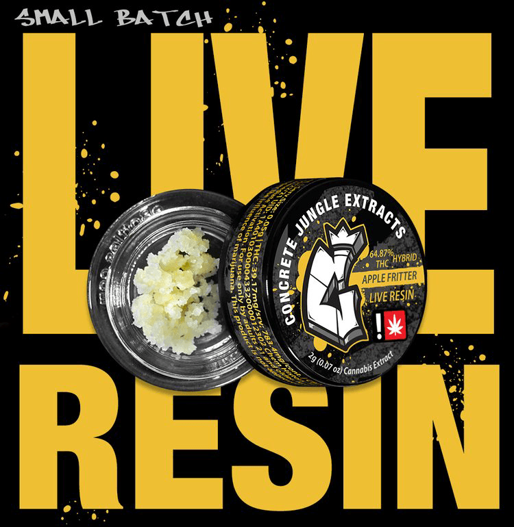 Concrete Jungle EXTRACT - LIVE RESIN - 1G - SATIVA - TWISTED CHURRO