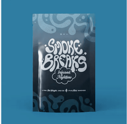 4Front - Smoke Breaks Infused Pre-Roll Pack | Smoke Breaks | Kush Mints [5pk]