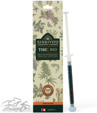 Siskiyou RSO w/ Empty Capsules | THC