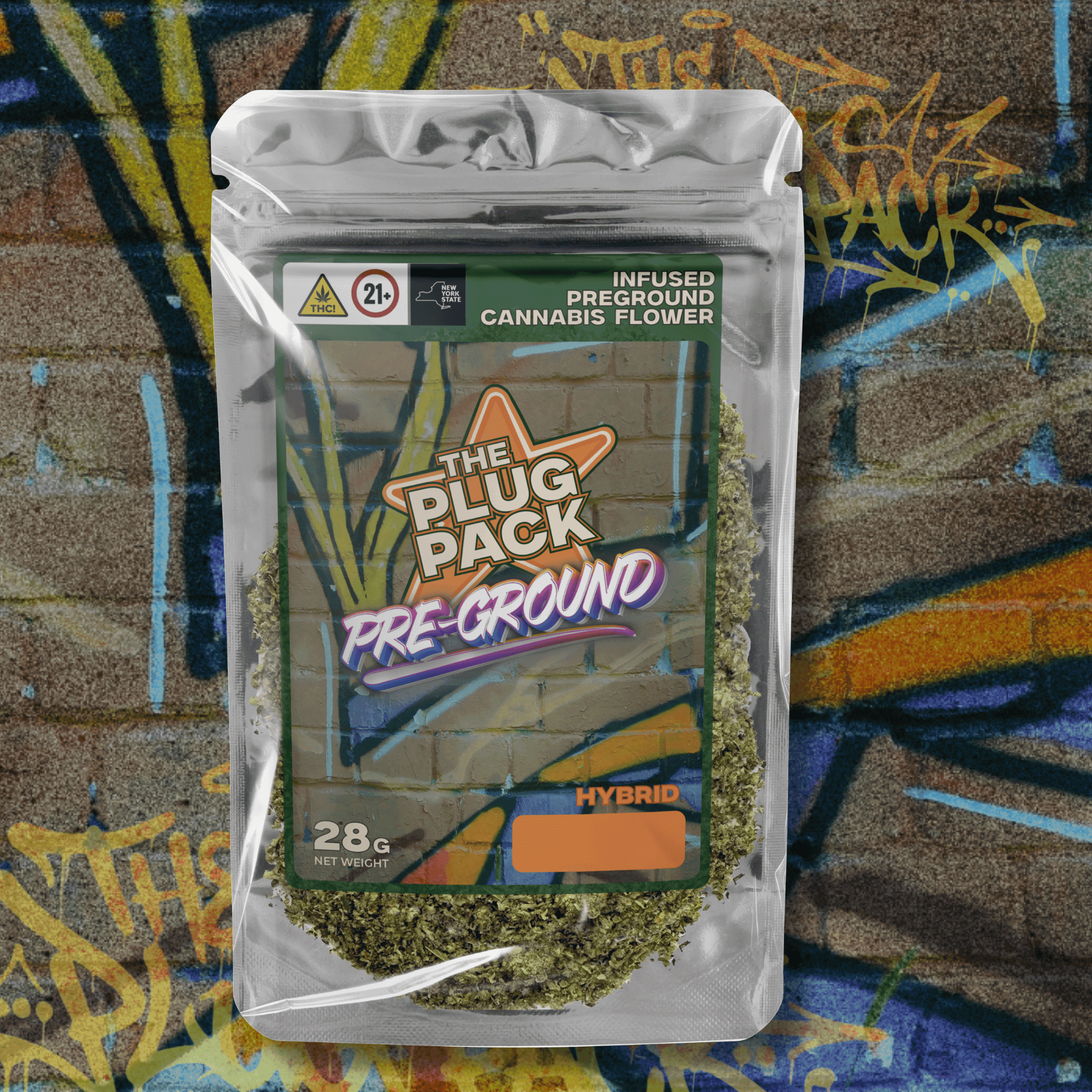 The Plug Pack Lemon Berry Kush | Infused Pre Ground Flower | 28g