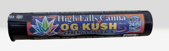 High Falls Canna OG Kush | 0.5G 2pk Pre-rolls | High Fall Canna | Pre-rolls