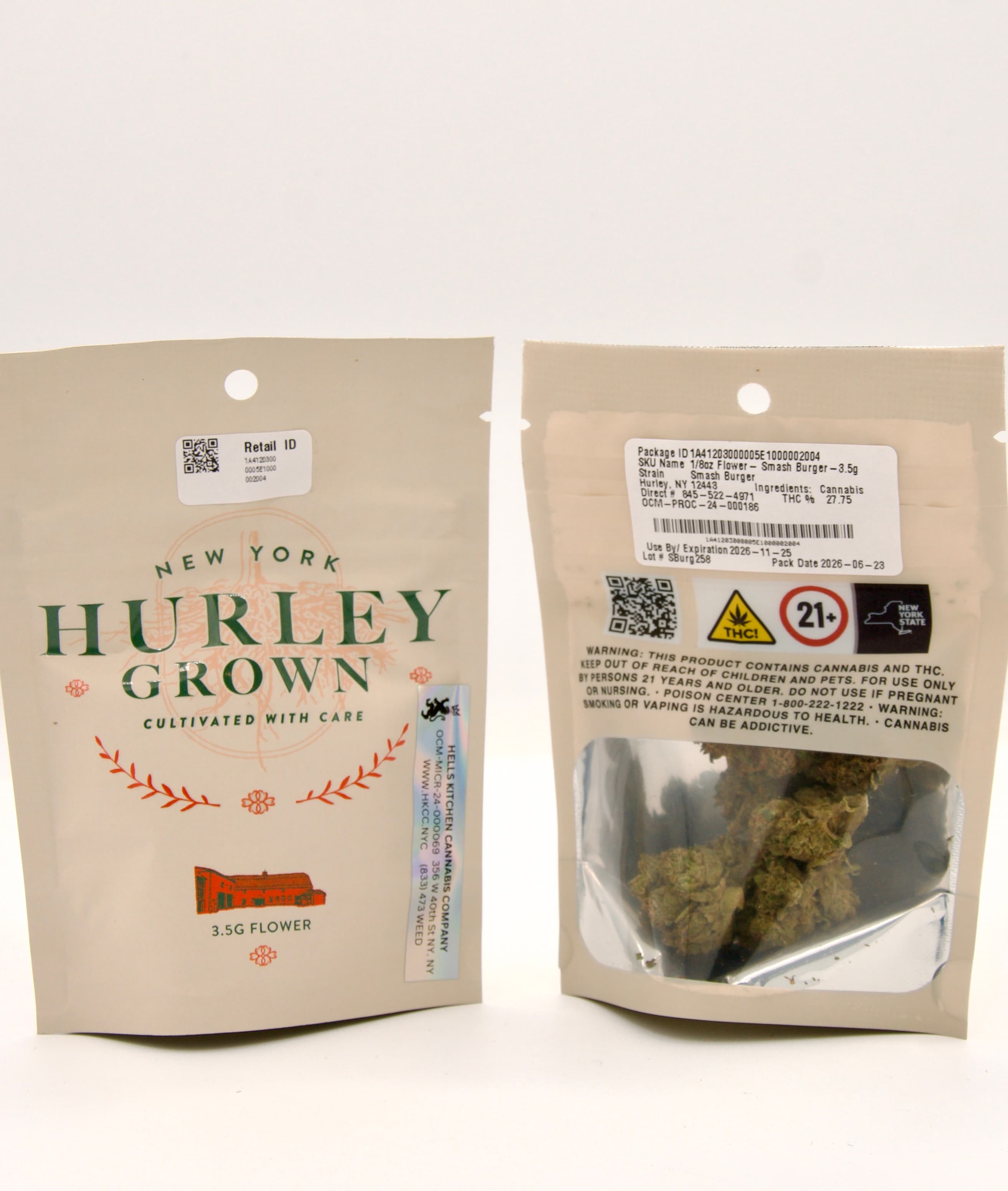 Hurley Grown Smash Burger - 3.5g