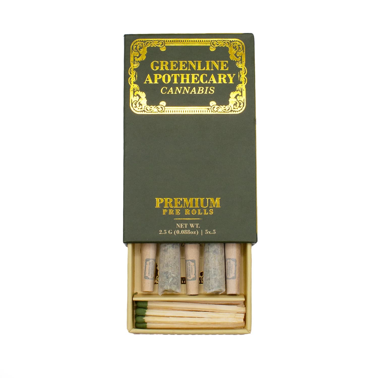 Greenline Apothecary King Kong | Indica | 5 Pack Pre-Rolls