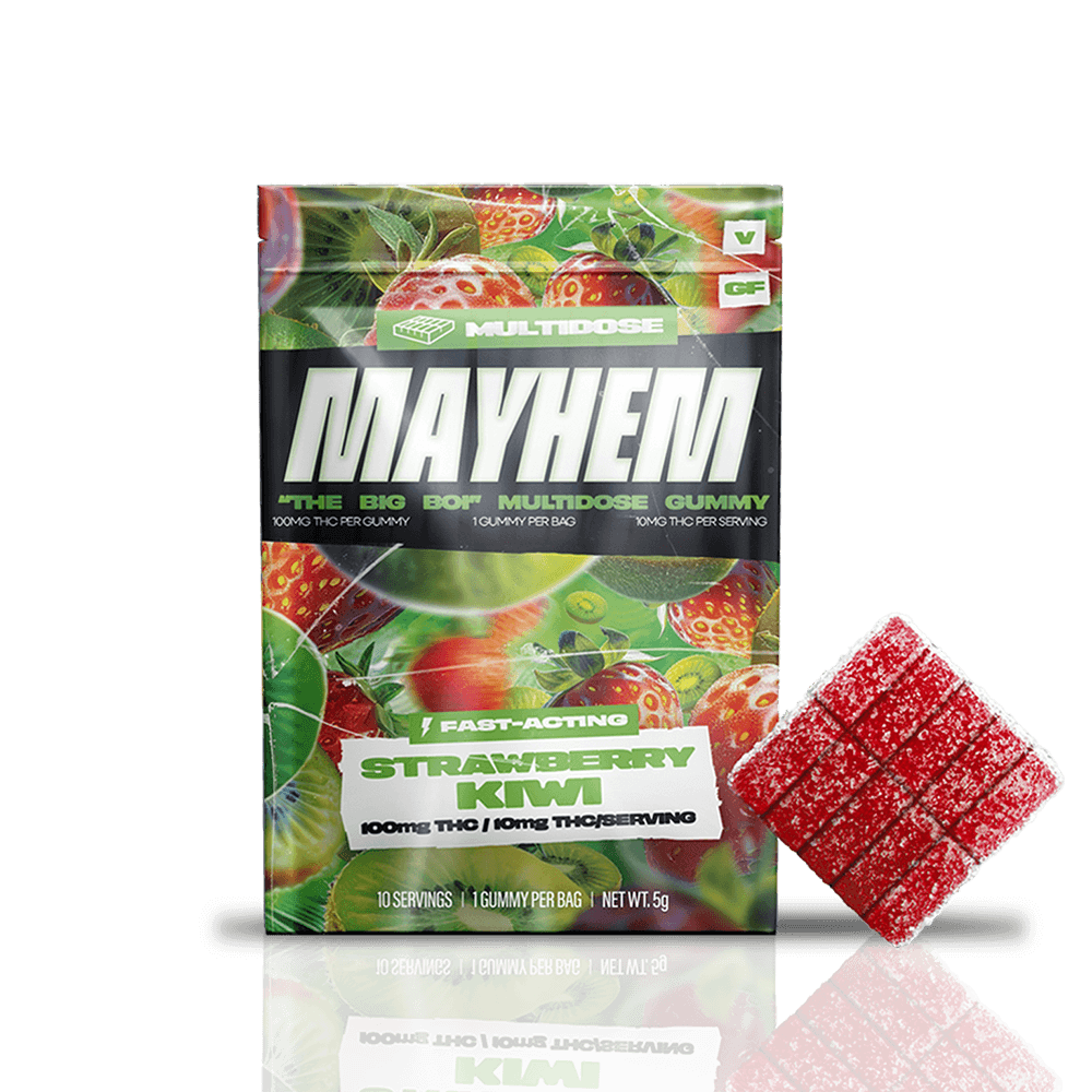 Mayhem Strawberry Kiwi - Gummy 1pk - 100mg