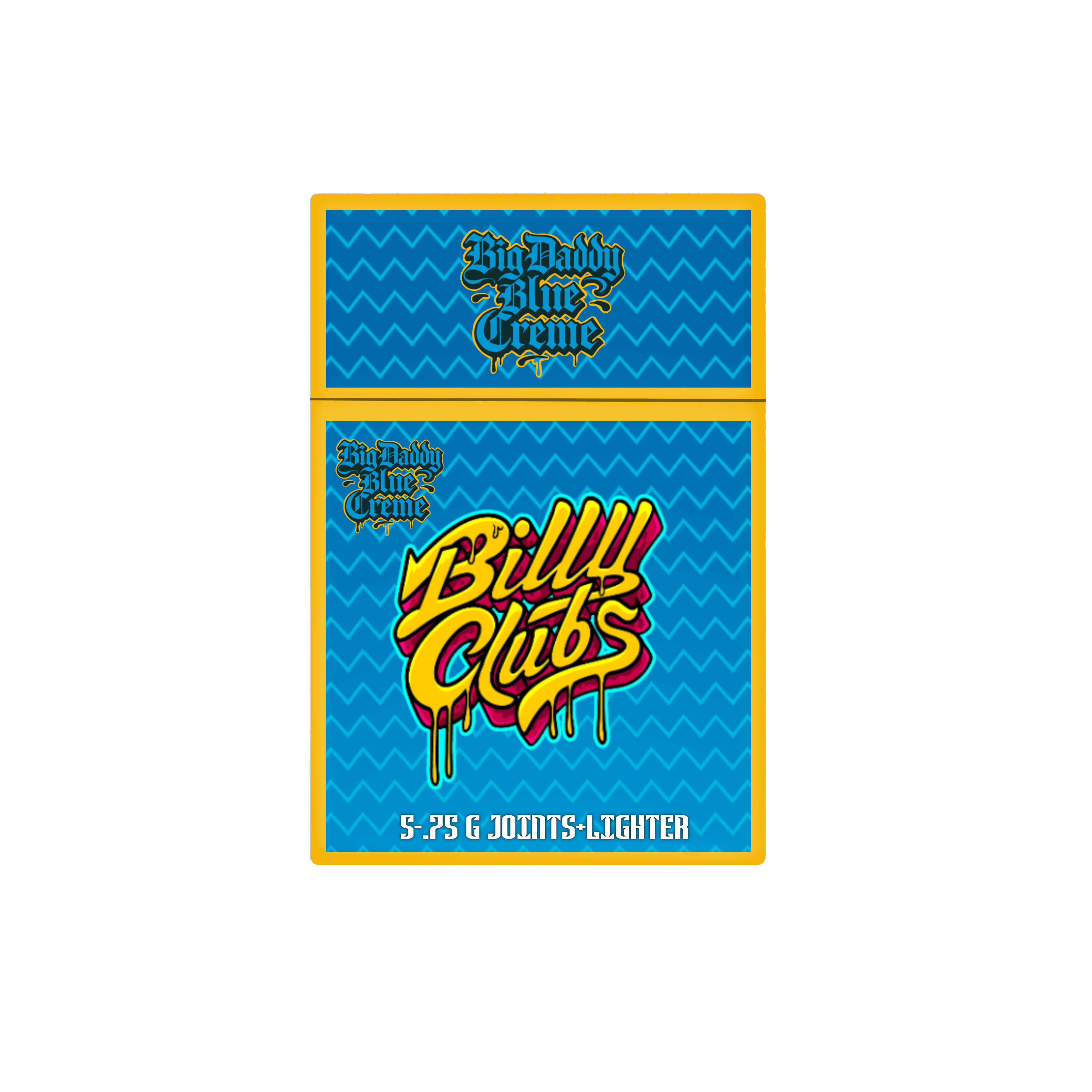 Billy Clubs Big Daddy Blue Prerolls 5pk w/ Lighter - 3.75g