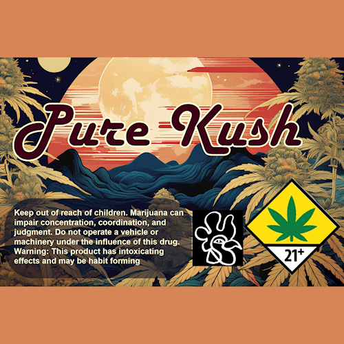 Painted Rooster Pure Kush 28g -Painted Rooster