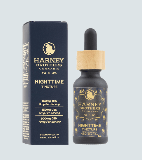 Harney Brothers Nighttime Tincture | 150mg THC | 150mg CBD | 300mg CBN