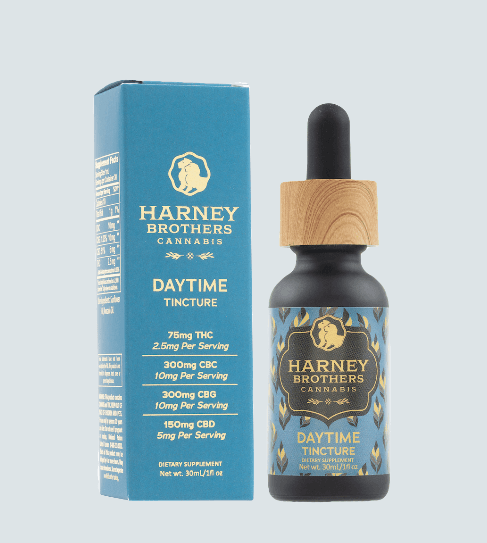 Harney Brothers Daytime Tincture | 75mg THC | 300mg CBC | 300mg CBG | 150mg CBD