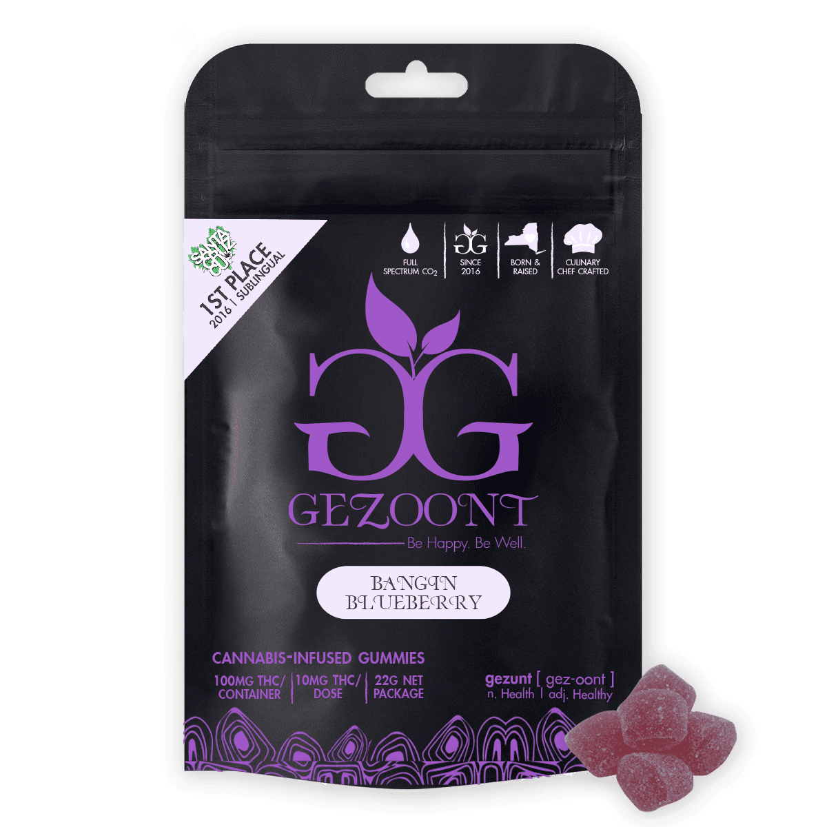 Gezoont Bangin Blueberry | Gummies | 100mg