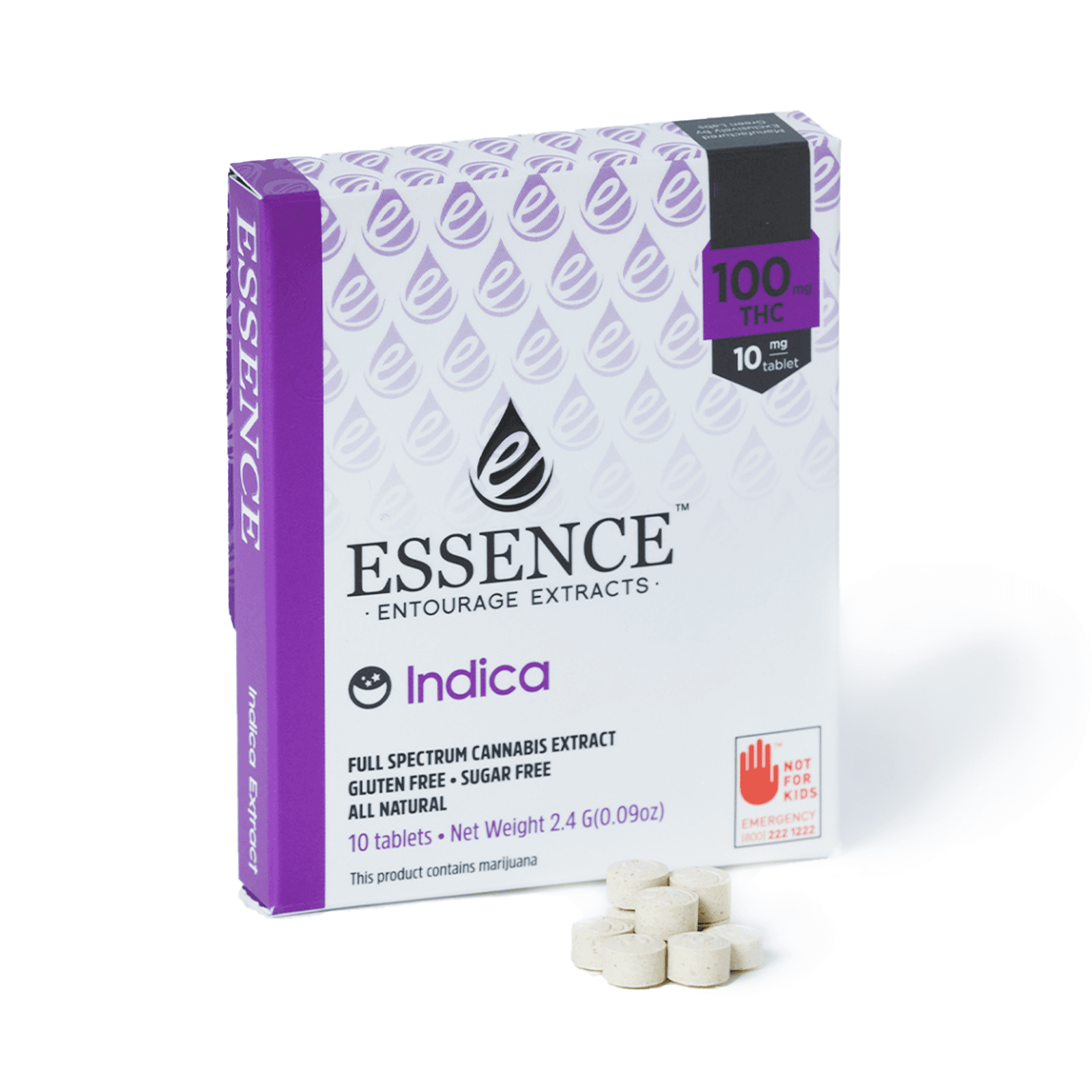 Essence Entourage Extracts White Widow 2:1 CBN Tablets