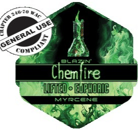 Trail Blazin' Chem Fire Pre-Roll 2-pack | 1.2g (DOH)