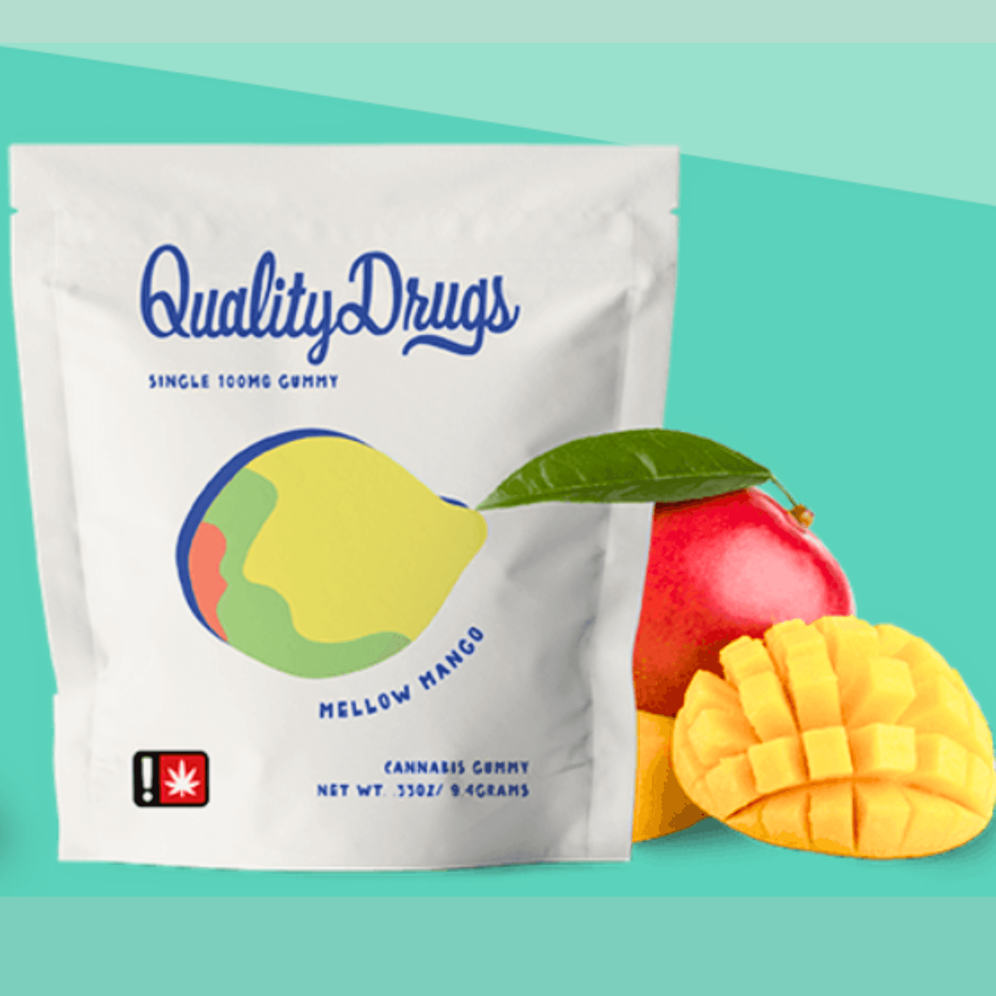Quality Drugs Mellow Mango - 100mg Single