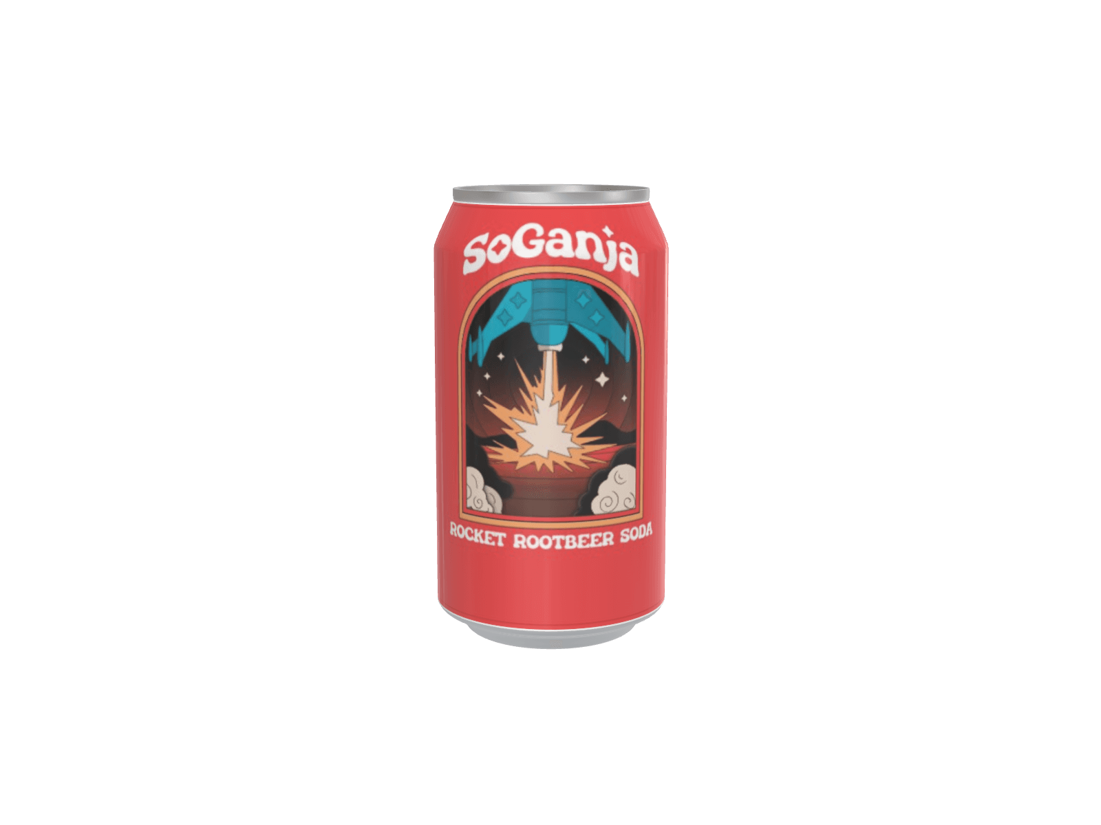 SoGanja Infused Beverage | Rocket Rootbeer | 25mg