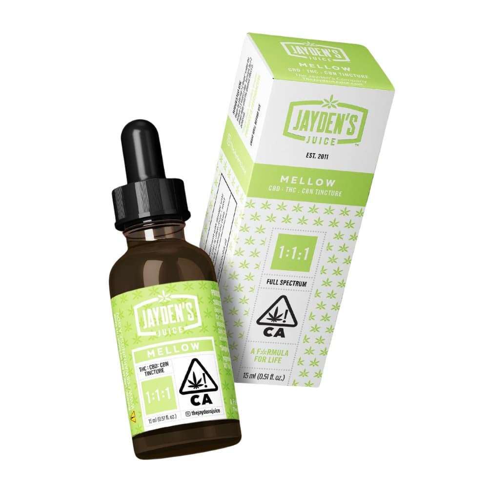 Jayden's Juice Mellow 1:1:1 [30ml] (450mg CBD/380mg THC/430mg CBN)