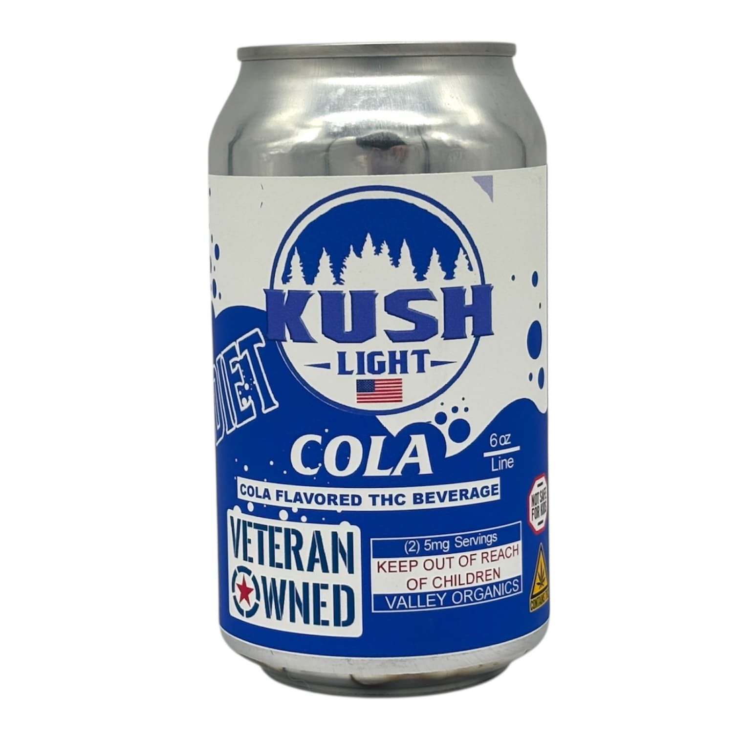 Valley Organics Diet Kush Cola - 10mg Cola
