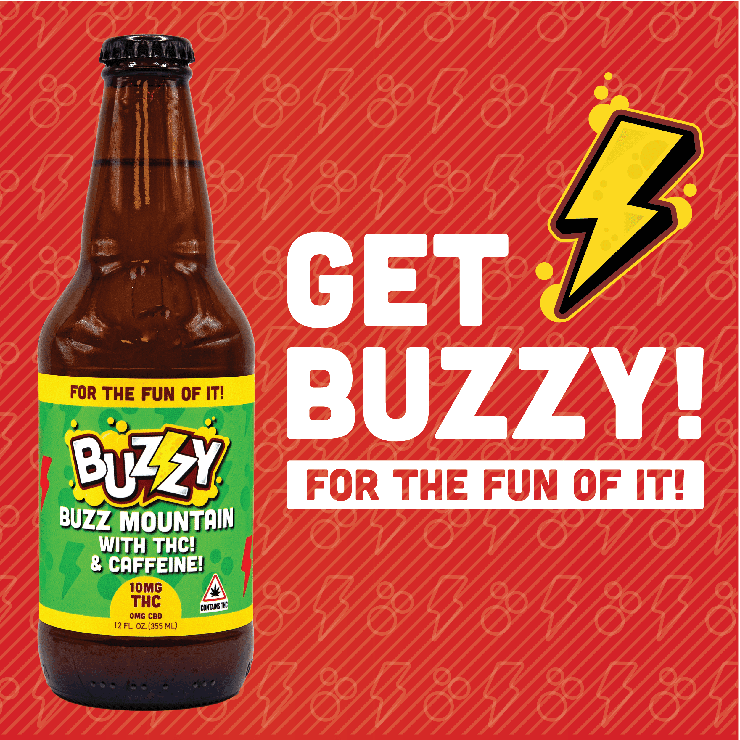 Buzzy Beverages Drink Buzz Mountain 10mg