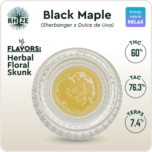 Rhize Cannabis Company Black Maple Pre-rolls
