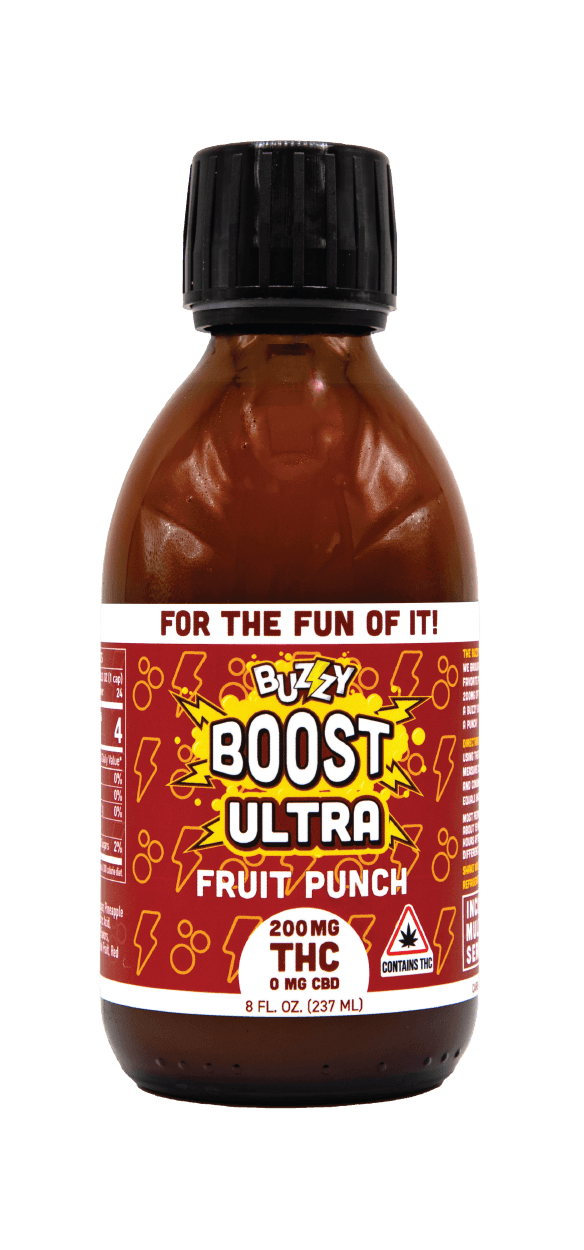 Buzzy Beverages Drink Boost Fruit Punch 100mg