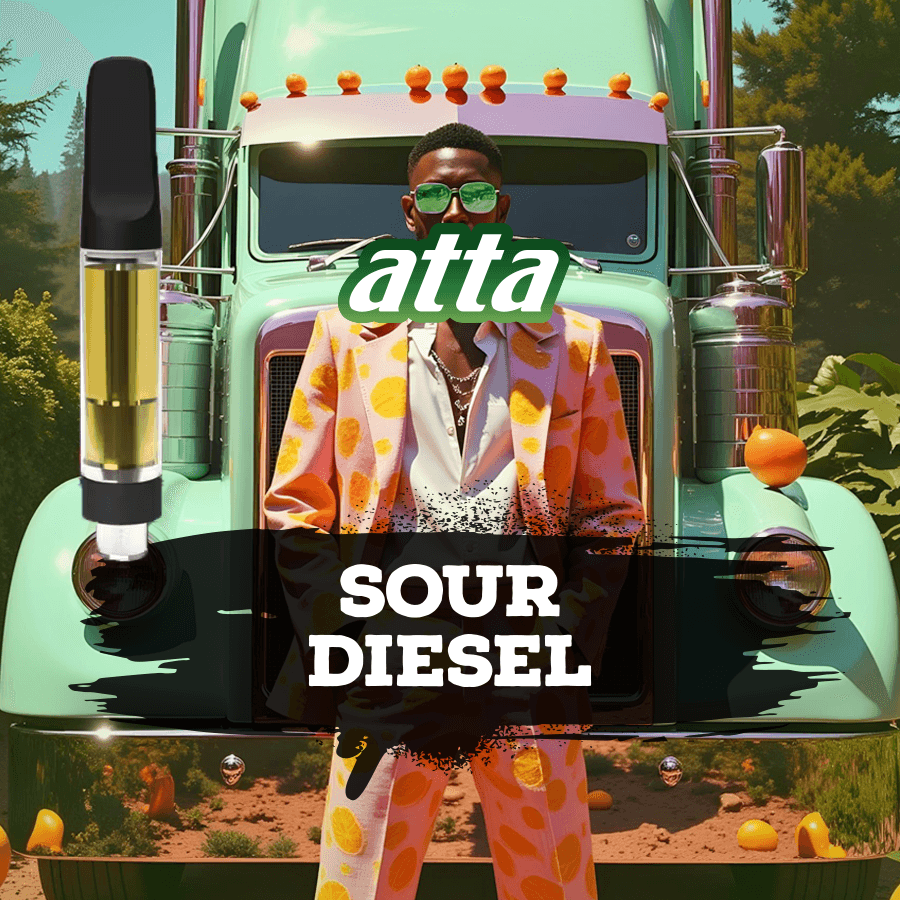 Atta Cannabis Sour Diesel | Distillate Cart | 1g